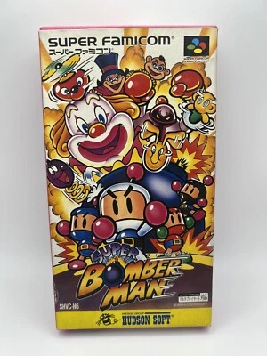Nintendo SFC SUPER BOMBERMAN Japanese Edition With Box and User's manual - Image 1 of 4