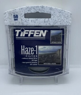 Tiffen 58mm Haze-1 Clear Filter USA - Image 1 of 3