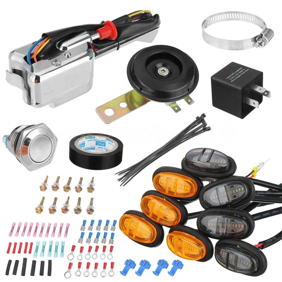 For Polaris Ranger General RZR Universal UTV Turn Signal Horn Street Legal Kit - Image 1 of 4