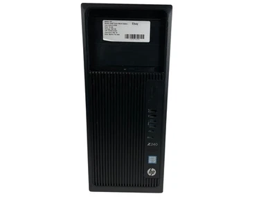 HP Z240 Tower Workstation Core i7-6700 16GB RAM 500GB SSD WIN. 10 - Image 1 of 4