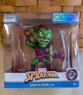 Jada MetalFigs Marvel Spider-Man Green Goblin  2.5in figure Diecast - Image 1 of 4