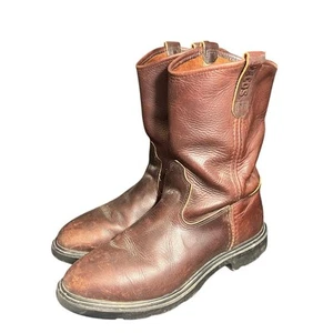 Red Wing Pecos Supersole 1132 braun Leder weiche Spitze Arbeitsstiefel Größe 10,5 - Bild 1 von 9