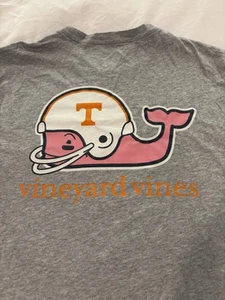 Vineyard Vines Shirt Adult Large University Of Tennessee Whale Gray Vols - Bild 1 von 4