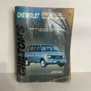 Chilton’s Repair Manual Chevrolet Astro/GMC Safari 1985-90 #8056 Good Diagrams - Picture 1 of 9