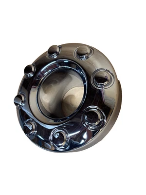 OEM 17-25 FORD F-250 F-350 SUPER DUTY 8 LUG CHROME CENTER CAP SET HC3C-1A096-TB - Image 1 of 4