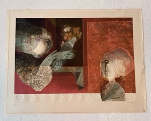 Sunol Alvar Embossed Lithograph "Cantos Ceremoniales" SIGNED LE 166/185 ~ COA - Picture 1 of 13