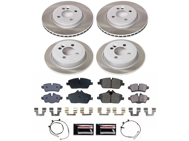 Front and Rear Brake Pad and Rotor Kit For 2011-2015 Mini Cooper NW831JQ Foto 1 de 1