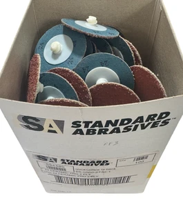 Standard Abrasives 2" Roloc Sanding Discs 24 Grit Ceramic 100 Pack - Picture 1 of 1