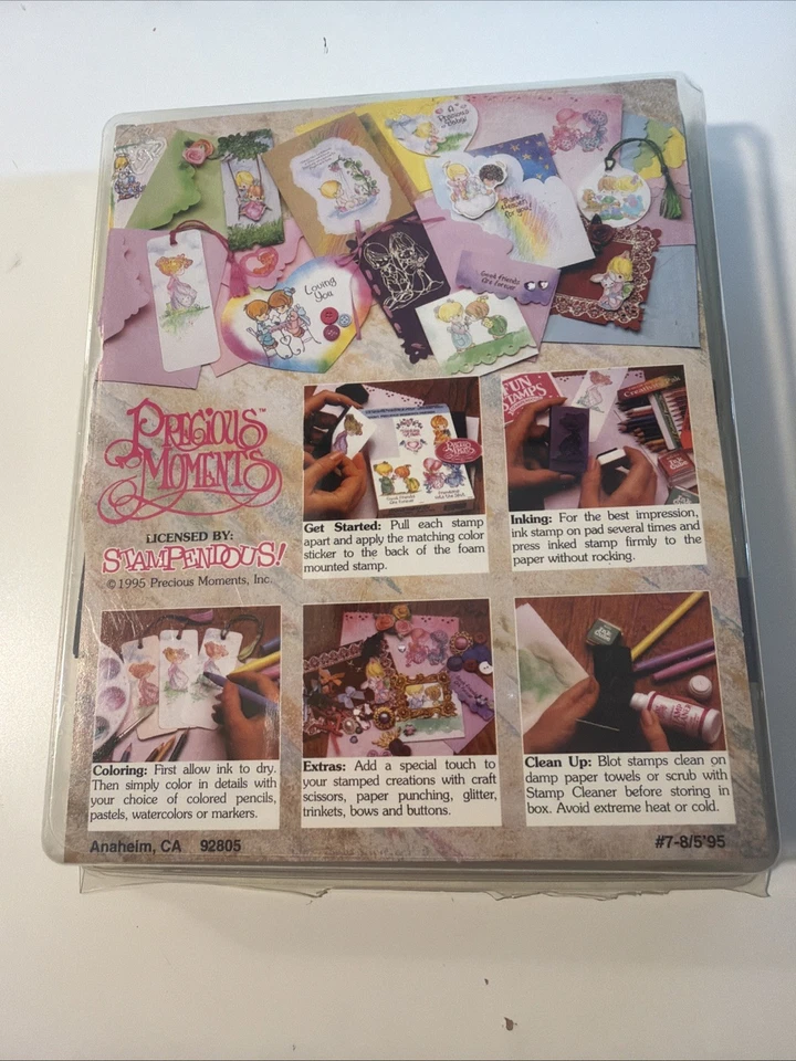 Juego de estampillas de goma Precious Moments Noahs ArkFoam de colección Foto 1 de 4