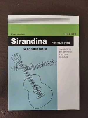 PINTO Sirandina La chitarra facile, Metodo Spartito x chitarra Ed. Ricordi Nuovo - Immagine 1 di 4