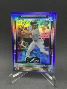 Kristian Campbell RC #/32 Full Count 2025 Panini Three and Two Baseball Red Sox - Picture 1 of 2
