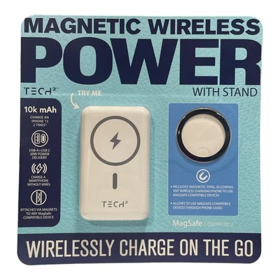 Tech Squared магнитное беспроводное питание с подставкой, 10 кАч - Изображение 1 из 2