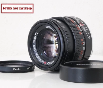 [Almost Unused] Konica M-Hexanon 50mm f/2 Lens for Leica M Mount From JAPAN - Image 1 of 4