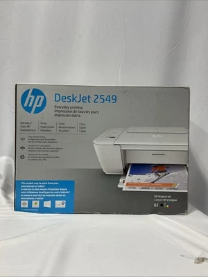 HP Deskjet 2549 Wireless Inkjet All-In-One Printer - Image 1 of 4
