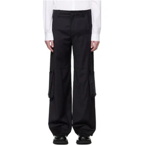 Heliot Emil Men's Black Ferro Tailored Cargo Pants Size XXL - Picture 1 of 10
