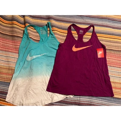 Nike Athletic Tank Top Racerback Workout Sportswear Bundle Womens - Image 1 of 4