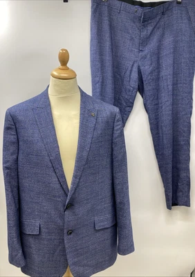 Men's Penguin by Munsingwear Blue 2 Piece Suit 48R Slim Fit 42 Waist NWT     L13 - Image 1 of 4