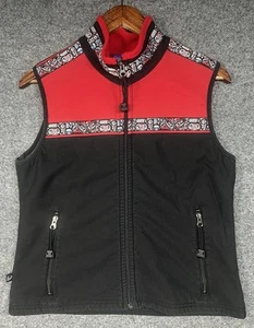 Copper River Fleece Weste Damen XS/S Rot Southwestern Full Zip Made In USA - Bild 1 von 8