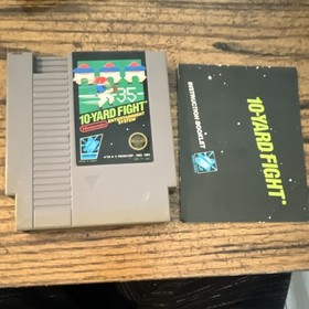 Nintendo 10-Yard Fight NES Game Cartridge Manual Included NTSC-U/C US/Canada