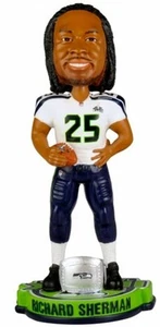 NFL Richard Sherman Super Bowl Seattle Seahawks Bobble Head Forever Collectibles - Picture 1 of 1