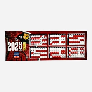 2025 ST. LOUIS CARDINALS MAGNET SCHEDULE 9/21/24 SGA NEW - Picture 1 of 1