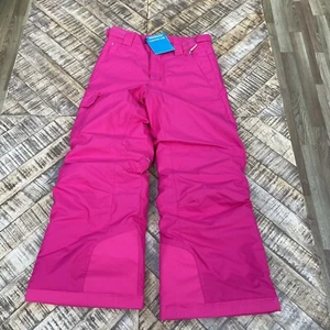 NWT Columbia Girls Arctic Trip Outgrown Ski/ Snow Pants Pink Sz: S/P Girls 8 - Picture 1 of 6