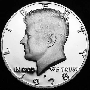 1978 S Kennedy Half Dollar Mint Proof Münze aus Original USA Proof Set - Bild 1 von 2