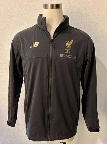 Liverpool FC New Balance hooded windbreaker jacket (size: L) - great condition! Cover