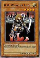 D.D. Warrior Lady SDDE-EN010 Common 1st Edition Near Mint YuGiOh Card