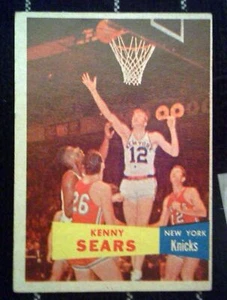 1957 Topps Basketball #7 Kenny Sears Warriors 57T-7D - Picture 1 of 2