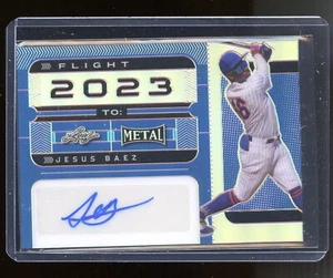Tarjeta de béisbol Leaf Metal 2022 vuelo automático 2023 - FT-JB1 Jesús Báez #3/6 - Imagen 1 de 1