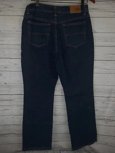 Tommy Hilfiger Damen Größe 10 x 32 lang blau Bootcut Jeans Unterteil dunkle Waschung - Bild 1 von 7
