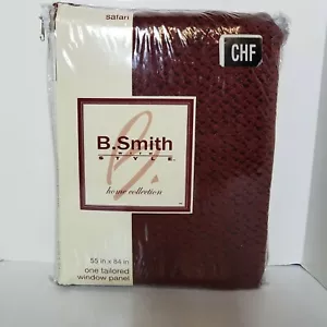 B. Smith w/Style Home Collection Tailored Safari Window Panel NOS - Picture 1 of 3