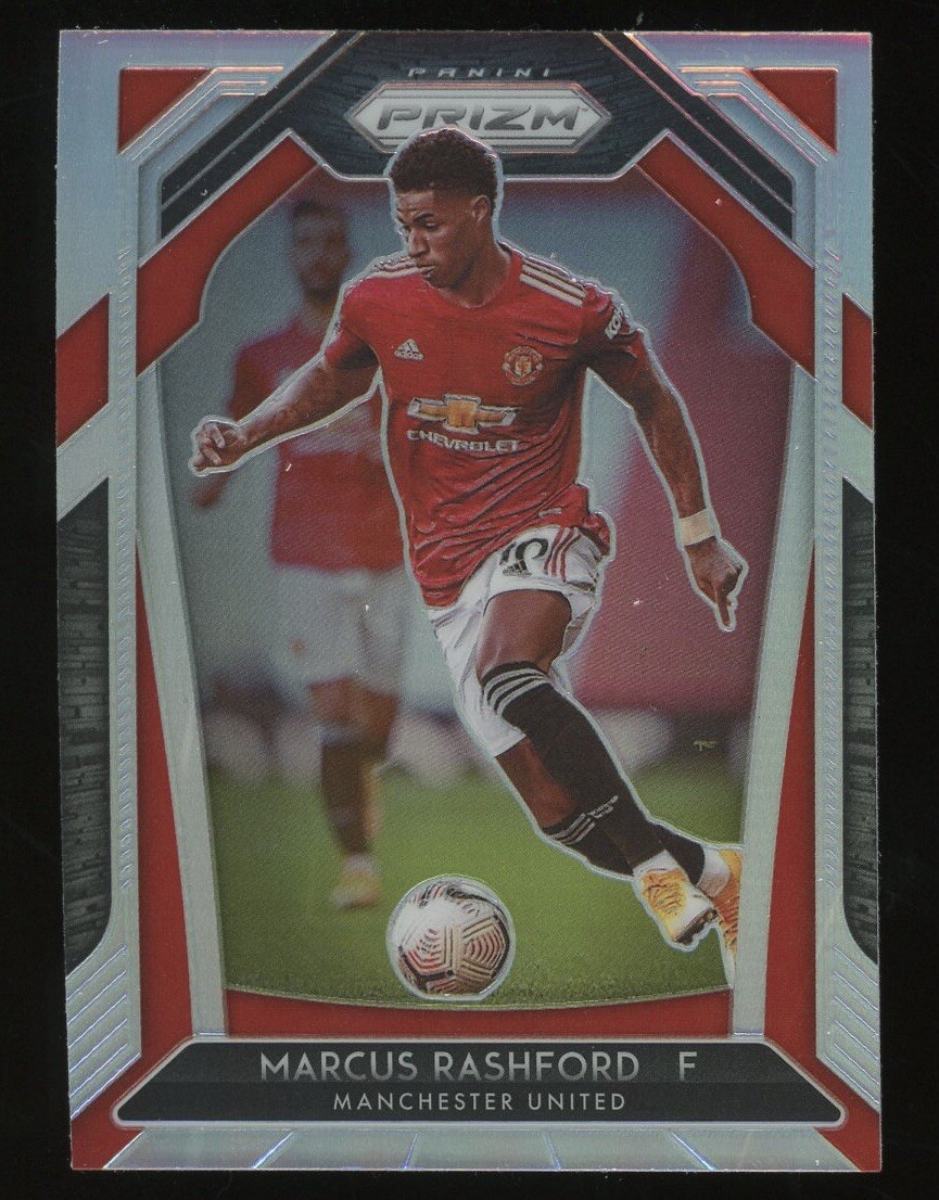 その他 20-21 PANINI PRIZM MARCUS RASHFORD PSA10 2020-21 Panini Prizm Premier League Marcus Rashford #14 for