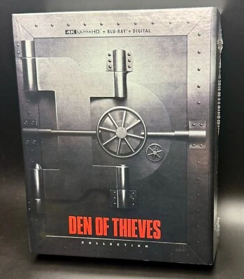 DEN OF THIEVES 1 & 2 COLLECTION 4K UHD BLURAY STEELBOOKS ** NEW & SEALED! ** - Image 1 of 4