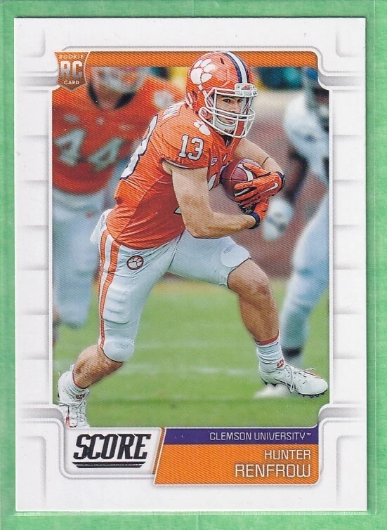 2019 Score #385 Hunter Renfrow Clemson Tigers Rookie - Image 1 of 2