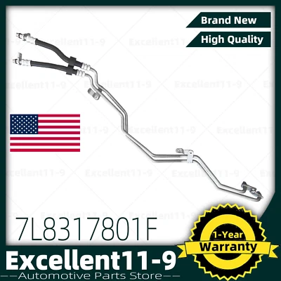 3.0T 0C8 Transmission Oil Cooler Hose 7L8317801F For Audi Q7 2011-2015 CJWC CJWB - Image 1 of 4