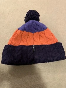 Cappello invernale Patagonia One Beanie Pompom in lana nylon a righe donna - Foto 1 di 5