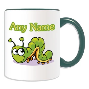 Personalisierte Geschenk Krabbel Raupe Tasse Spardose Tasse Tier Design Motiv Käfer - Bild 1 von 21