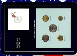 Coin Sets of All Nations Portugal Portuguese All 1988 UNC but 1 Escudos 1987 - Picture 1 of 2