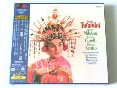 Puccini Turandot B.Nilsson F.Corelli R.Scotto 2 SACD Hybrid TOWER RECORDS JAPAN - Image 1 of 3