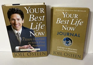2 JOEL OSTEEN BOOKS YOUR BEST LIFE NOW JOURNAL And BOOK - Imagen 1 de 4