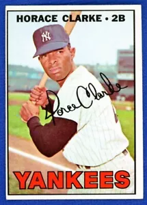 1967 Topps Baseball # 169 Horace Clark Yankees de Nueva York en muy buen estado - Imagen 1 de 2