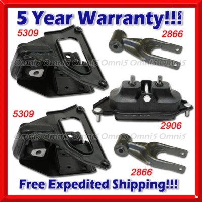 Juego de montaje de motor L110 Fit 2005-2009 Buick Allure/LaCrosse 3,6 L 3,8 L 5 piezas Foto 1 de 4