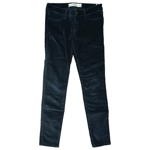Abercrombie & Fitch Damen Samt  stretch Jeans Hose skinny 34 XS W25 L30 schwarz - Bild 1 von 5