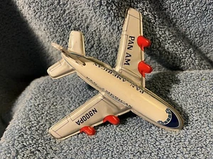 Vtg 1960's Saito Tin Litho Friction Pan American Airline #N900PA Made In Japan - Picture 1 of 8