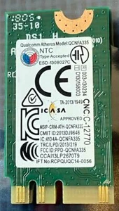 Qualcomm Atheros QCNFA335 Wireless B/G/N & Bluetooth 4.0 Adapter WiFi Card - Foto 1 di 2