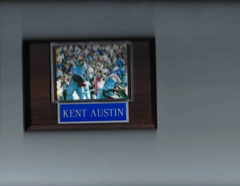 KENT AUSTIN PLAQUE OLE MISS REBELS FOOTBALL NCAA Cover