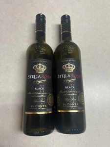 Lot of 5 Empty Stella Rosa Dark Wine Bottles - w/ Lids, Clean 750ML - Picture 1 of 6