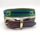 The Masters Tournament Augusta National Leather &  Ribbon Size 40/100 38” Waist